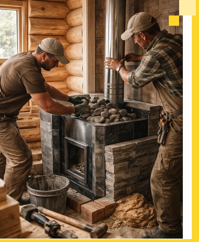 Строительство и отделка русских бань под ключ в Саранске