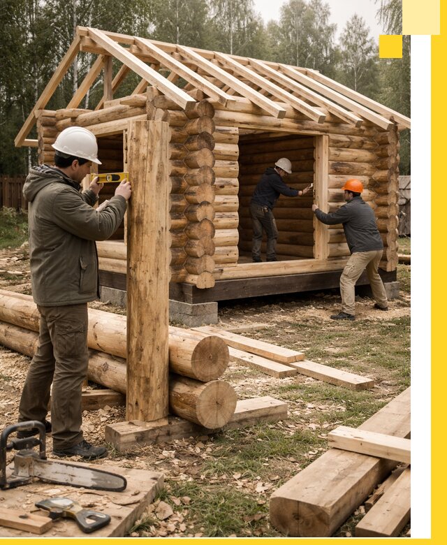 Строительство бань для дачи под ключ в Саранске с доставкой и монтажом