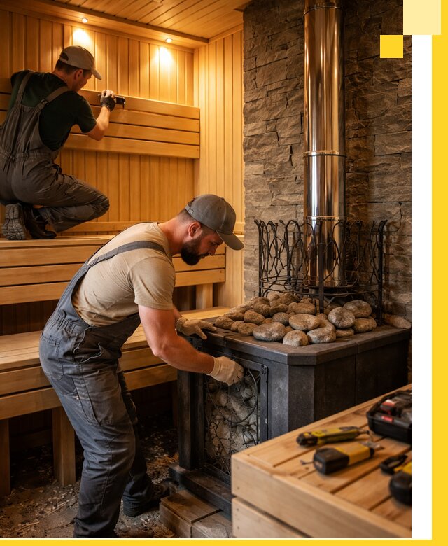 Комплексный дизайн бань, саун и зон отдыха в Саранске