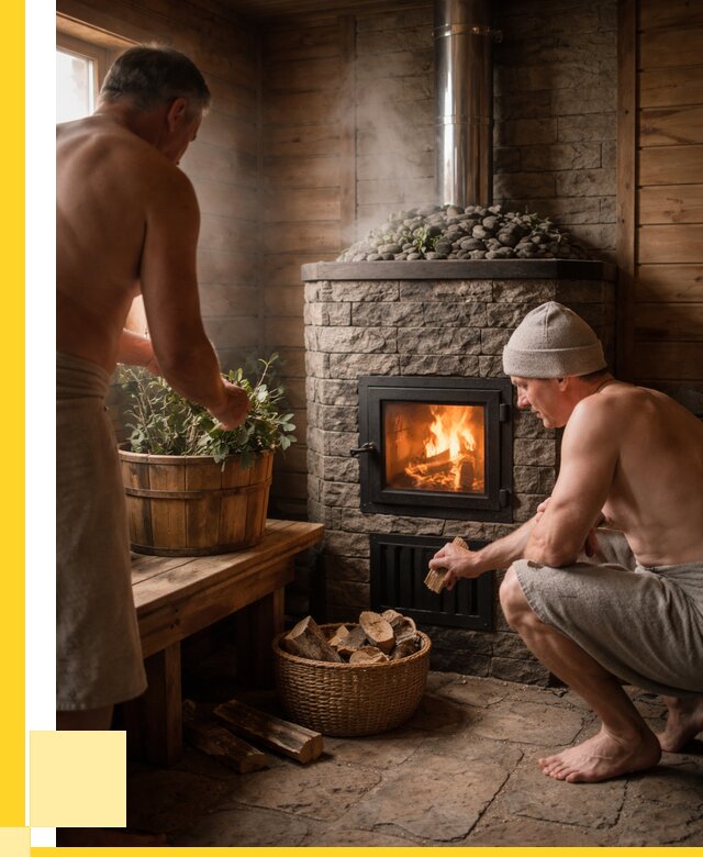 Банные печи под ключ в Саранске от 47412 р. | ЭриданСрн кирпичная