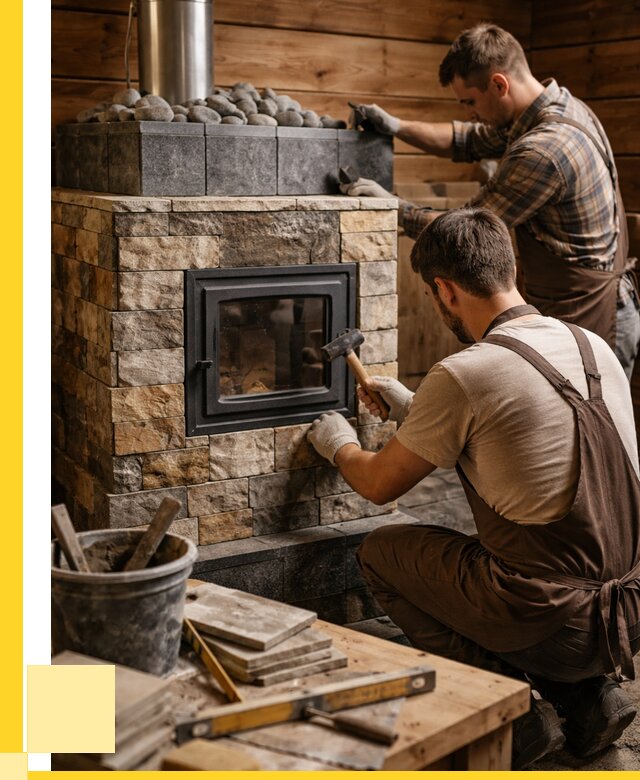 Облицовка банной печи в Саранске от 15804 р. | ЭриданСрн