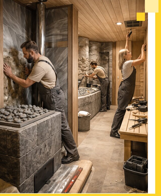 Строительство бань и SPA процедур в Саранске под ключ и отделкой