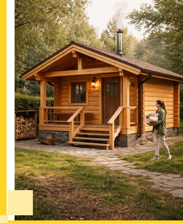 Купить баню под ключ в Саранске от 684840 р. | ЭриданСрн