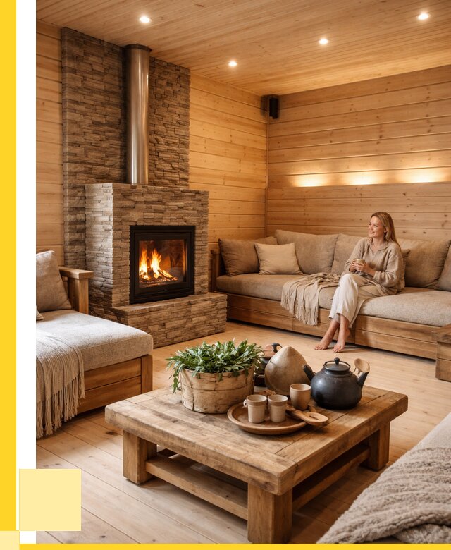 Проект бани с комнатой отдыха в Саранске от 36876 р. | ЭриданСрн