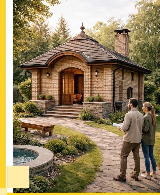 Проект кирпичной бани в Саранске от 31608 р. | ЭриданСрн