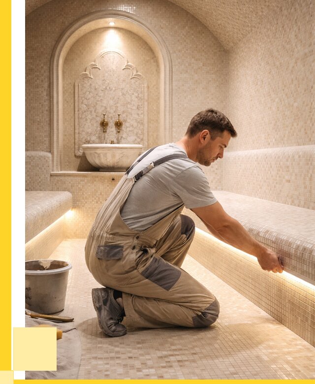 Отделка хамамов под ключ в Саранске от 5795 р. | ЭриданСрн