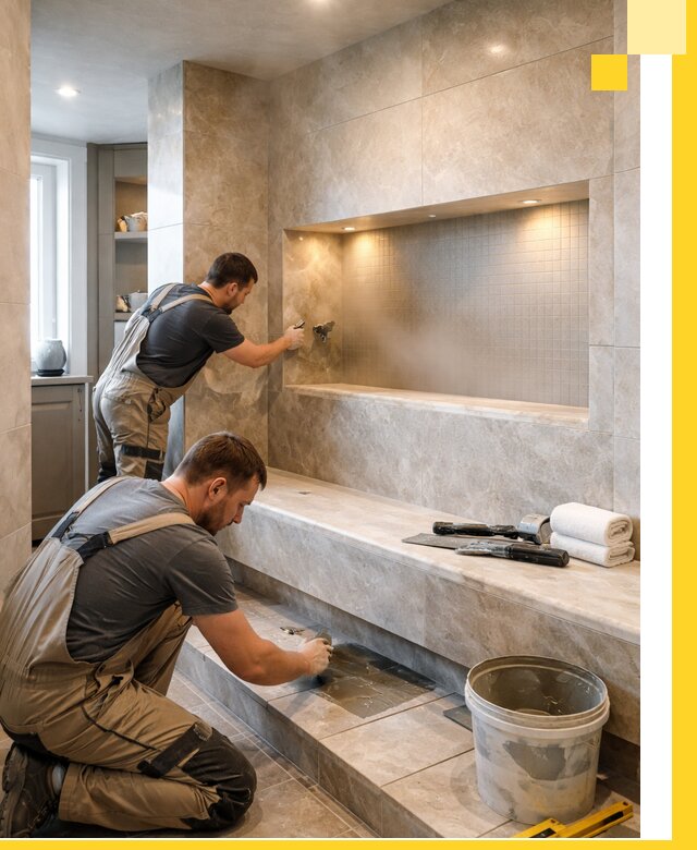 Профессиональное строительство хамама в квартире в Саранске