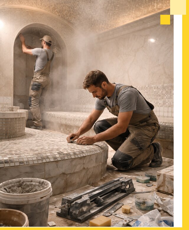 Профессиональный дизайн хамама и SPA под ключ в Саранске