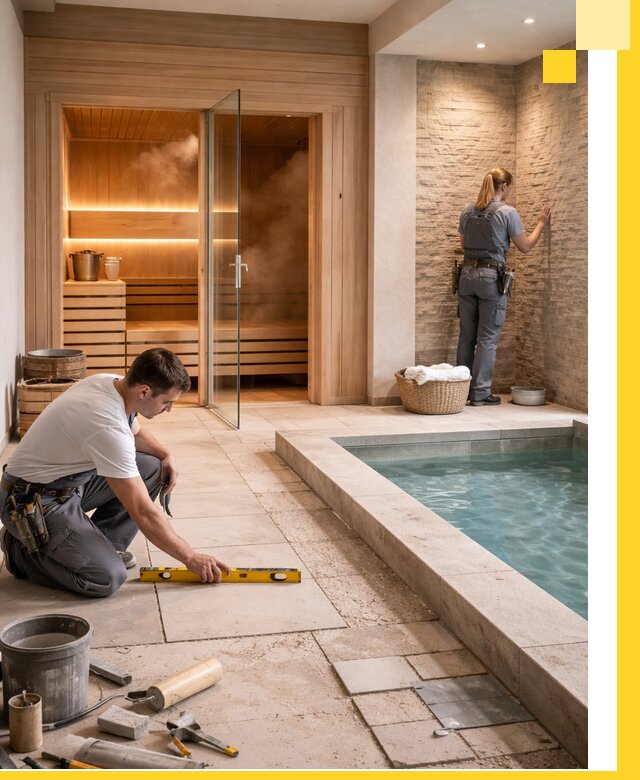 Комплексный дизайн и отделка интерьеров SPA под ключ в Саранске